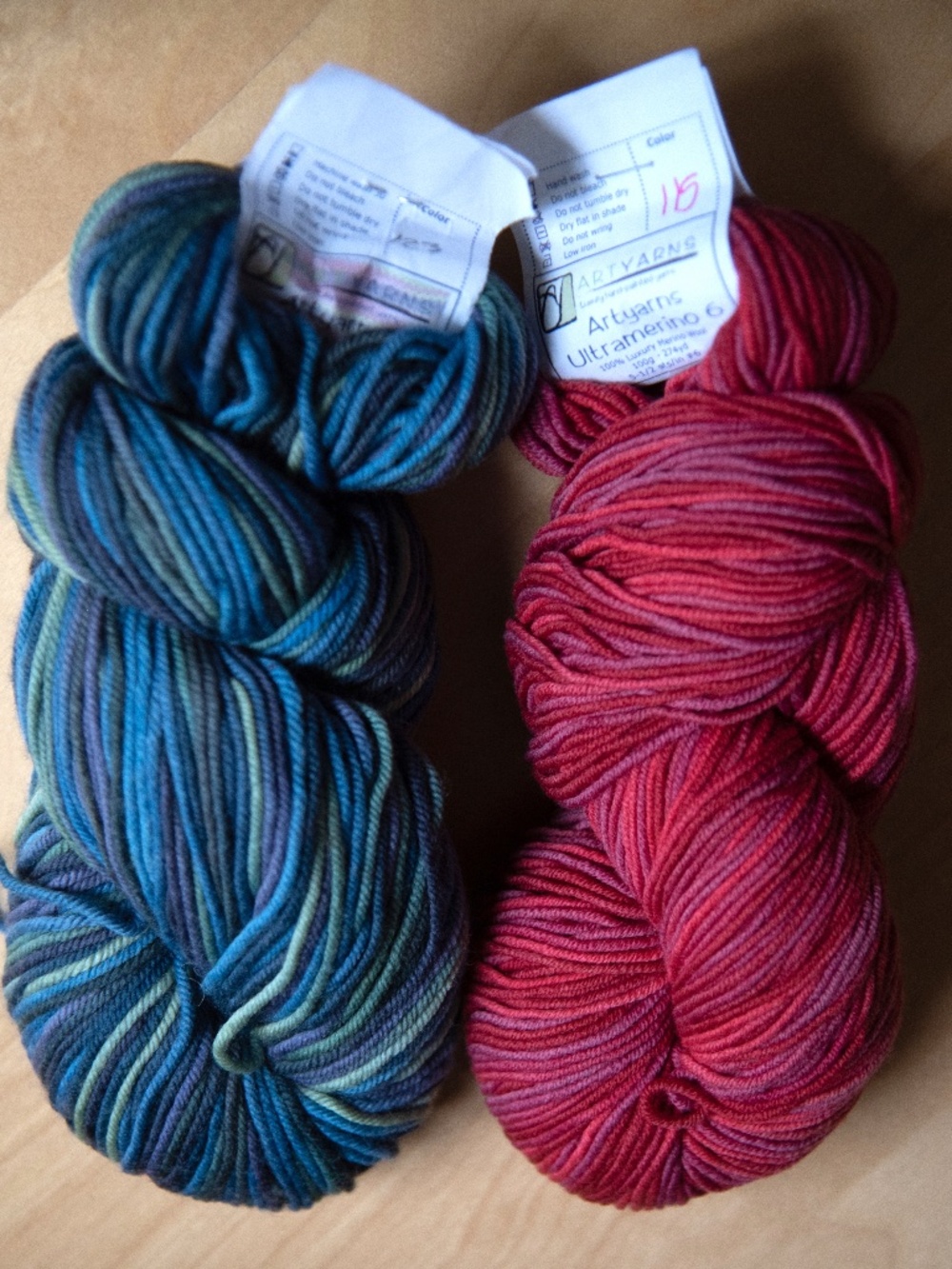 Artyarns Luxury Merino Yarn Duo – Ultramerino 6 + Handpaint Stripes – Hand Dyed